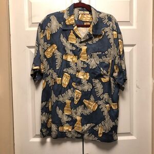 Vintage Tommy Bahama Silk Aloha Hawaiian Shirt